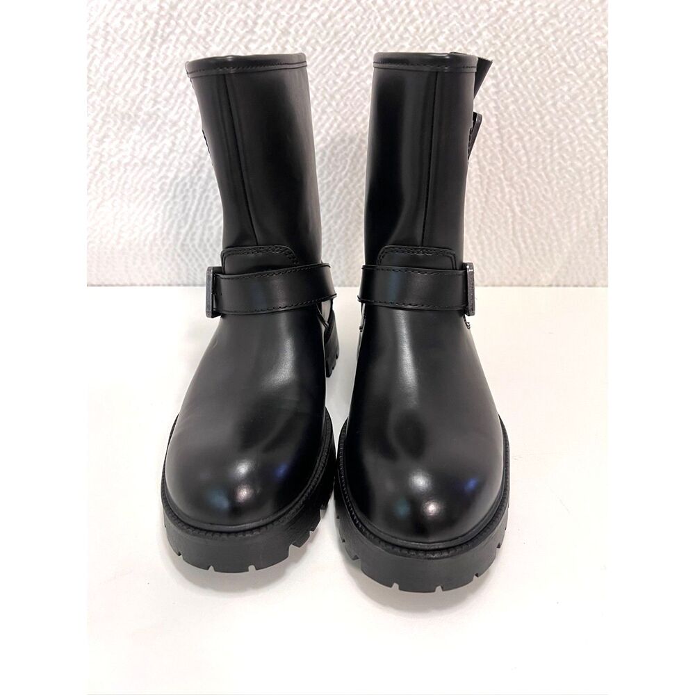 NWOT Zara Flat Buckled Biker/Moto/Combat Boots. Size EU 40.
